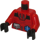 LEGO Red Arctic Paramedic Torso (973)