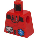 LEGO Rosso Artico Paramedico Busti senza braccia (973)