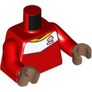 LEGO Rood Asisat Oshoala Minifig Torso (973 / 76382)