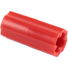 LEGO Red Axle Connector (Smooth with 'x' Hole) (59443)