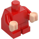 LEGO Rood Baby Body met Licht Vleeskleur Handen (25128)