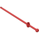 LEGO Rouge Barre 12 avec Hollow Tenons, boule d'attelage, et Slit (6076)