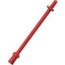 LEGO Red Bar 7.6 with Stop with Rounded End (2714)