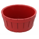 LEGO Red Barrel 4.5 x 4.5 without Axle Hole (4424)