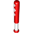 LEGO Red Baseball Bat with White Diamonds (17884 / 30749)