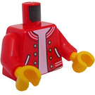 LEGO Rouge Baseball Veste Minifigurine Torse (973 / 76382)