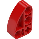 LEGO Rood Balk 1 x 2 x 3 Krom 90 graden Kwart Ellipse (71708)