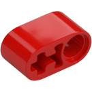 LEGO Rød Bjælke 2 med Aksel hul og Pin Hul (40147 / 74695)