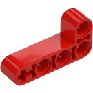 LEGO Rood Balk 2 x 4 Krom 90 graden, 2 en 4 Gaten (32140 / 42137)