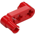 LEGO Červená nosník 3 x 0.5 s Knob a Kolík (33299 / 61408)