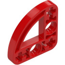 LEGO Red Beam 3 x 3 x 0.5 Bent 90 Degrees Quarter Circle (32249 / 65125)