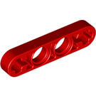 LEGO Red Beam 4 x 0.5 Thin with Axle Holes (32449 / 63782)