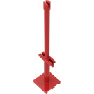 LEGO Rojo Barco Mast Hinged con 2 Puntas en Both Lados (4318)