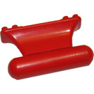 LEGO Rood Boot Weighted Keel 2 x 8 x 4 zonder Onderkant Tab