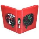 LEGO Red Book 2 x 3 with Vine Monster and Mushrooms (33009 / 40482)