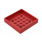 LEGO Punainen Laatikko 6 x 6 Pohja