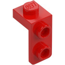 LEGO Rot Halterung 1 x 1 mit 1 x 2 Platte Unten (79389)