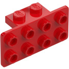 LEGO Rød Beslag 1 x 2 - 2 x 4 (21731 / 93274)