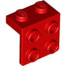 LEGO Red Bracket 1 x 2 with 2 x 2 (21712 / 44728)