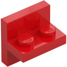 LEGO Rojo Soporte 1 x 2 con Vertical Plana 2 x 2 (41682)