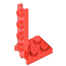 LEGO rouge Support 2 x 2 - 1 x 4 (2422)