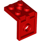 LEGO rot Halterung 2 x 2 - 2 x 2 Oben (3956 / 35262)