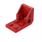 LEGO rouge Support 2 x 3 - 2 x 2 (4598)