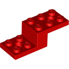 LEGO Red Bracket 2 x 5 x 1.3 with Holes (11215 / 79180)