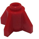 LEGO Red Brick 1 x 1 Round with Fins (4588 / 52394)