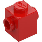 LEGO Röd Kloss 1 x 1 med Knoppar på Två Motsatta sidor (47905)