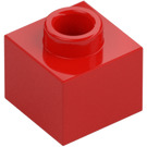 LEGO Rouge Brique 1 x 1 x 0.7 (86996)