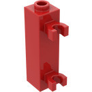 LEGO Red Brick 1 x 1 x 3 with Vertical Clips (Hollow Stud) (42944 / 60583)
