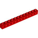 LEGO Rood Steen 1 x 12 met Gaten (3895)