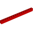 LEGO rouge Brique 1 x 16 (2465)