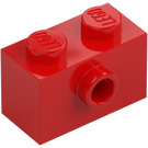 LEGO Red Brick 1 x 2 with 1 Stud on Side (86876)