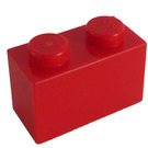 LEGO Red Brick 1 x 2 with Bottom Tube (3004 / 93792)