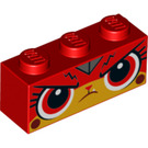 LEGO Red Brick 1 x 3 with Angry Unikitty Face (3622 / 44369)