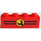 LEGO Röd Kloss 1 x 4 med Wrench (3010 / 83403)