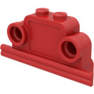 LEGO Punainen Palikka, 1 x 4 x 2 Bell Shape jossa Headlights