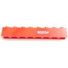LEGO Red Brick 1 x 8 with '60204' Model Left Side Sticker (3008)
