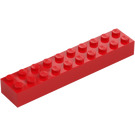 LEGO Czerwony Cegła 2 x 10 (3006 / 92538)