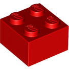 LEGO rouge Brique 2 x 2 (3003 / 6223)