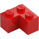 LEGO Červená Kostka 2 x 2 Roh (2357)