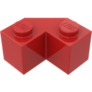 LEGO Red Brick 2 x 2 Facet (87620)