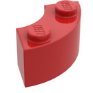 LEGO rouge Brique 2 x 2 Rond Coin sans encoche pour tenon (3063)