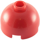 LEGO Red Brick 2 x 2 Round with Dome Top (Safety Stud, Axle Holder) (3262 / 30367)