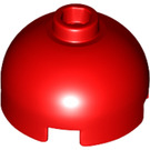 LEGO rouge Brique 2 x 2 Rond avec Dome Haut (Goujon de sécurité sans support d'essieu) (30367)