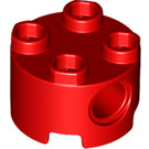 LEGO rouge Brique 2 x 2 Rond avec des trous (17485 / 79566)