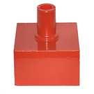 LEGO Rood Steen 2 x 2 Studless met Verticaal Pin (4729)