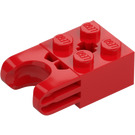 LEGO Röd Kloss 2 x 2 med Kulledshylsa (67696)